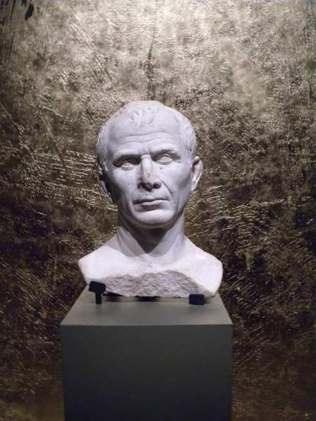 The bust of Julius Caesar in Arles 