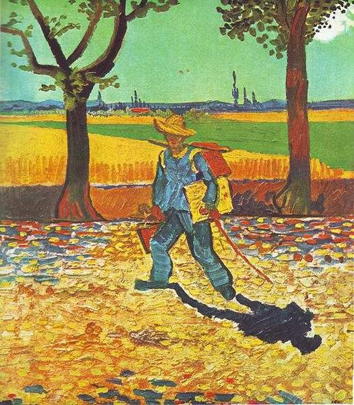 Painter on the Road to Tarascon - Vincent van Gogh - Arles 1888