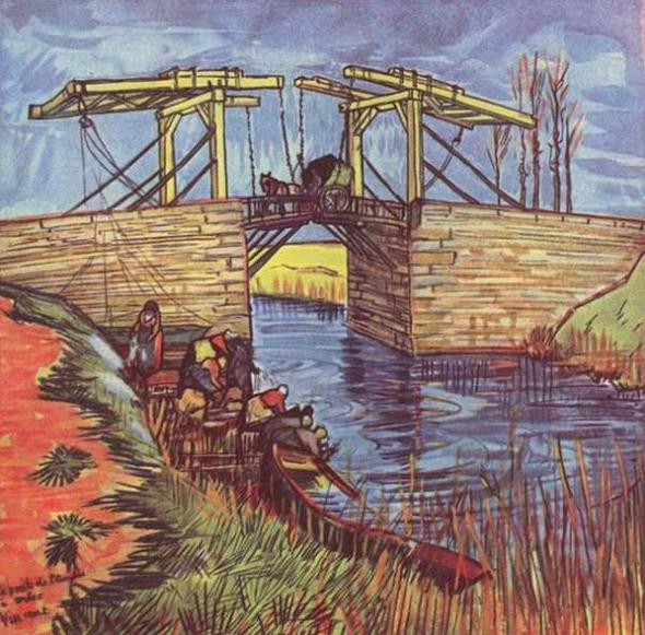 The Langlois Bridge - Vincent van Gogh - Arles