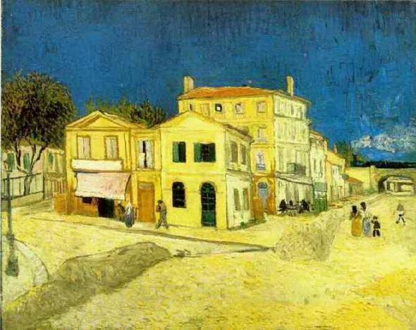 The yellow house - Vincent van Gogh - Arles 1888